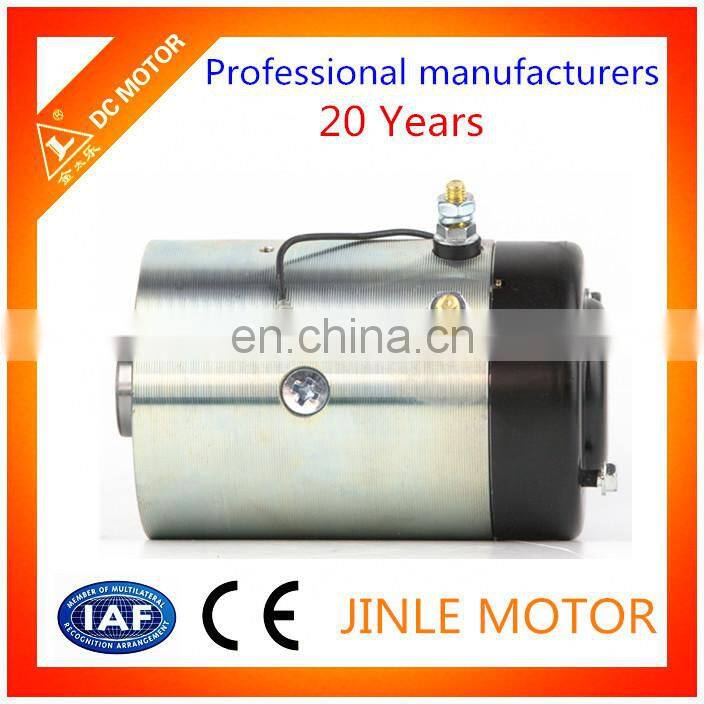 24v hydraulic dc brush motor for hydraulic power unit