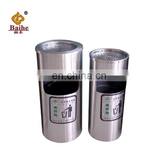 New design wooden outdoor waste bin for sale