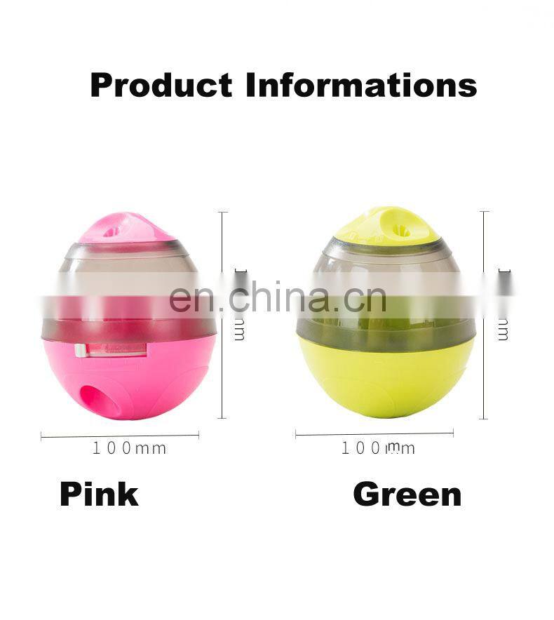 Wholesale Factory Manufacturer Snack Pet Dog Cat Food Feeder Ball Toy