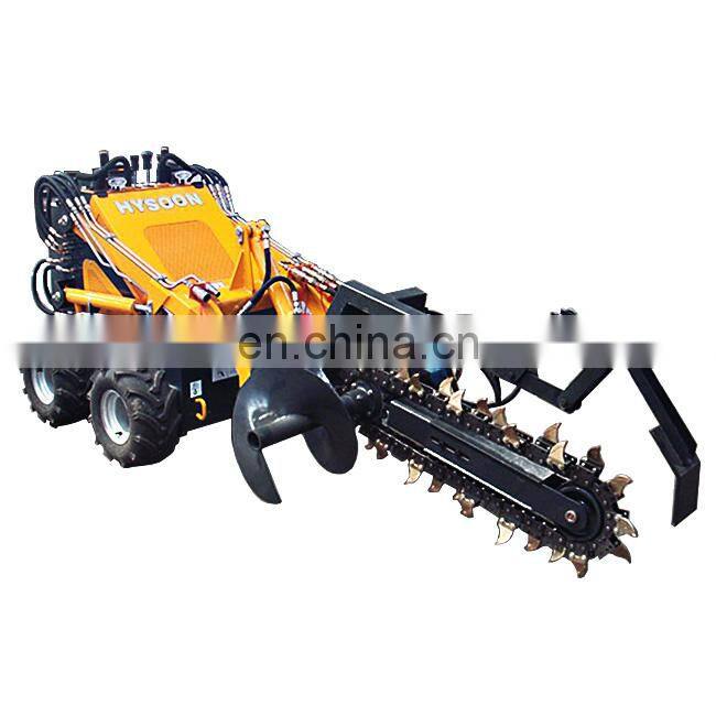 Stump grinder attachment for skid steer