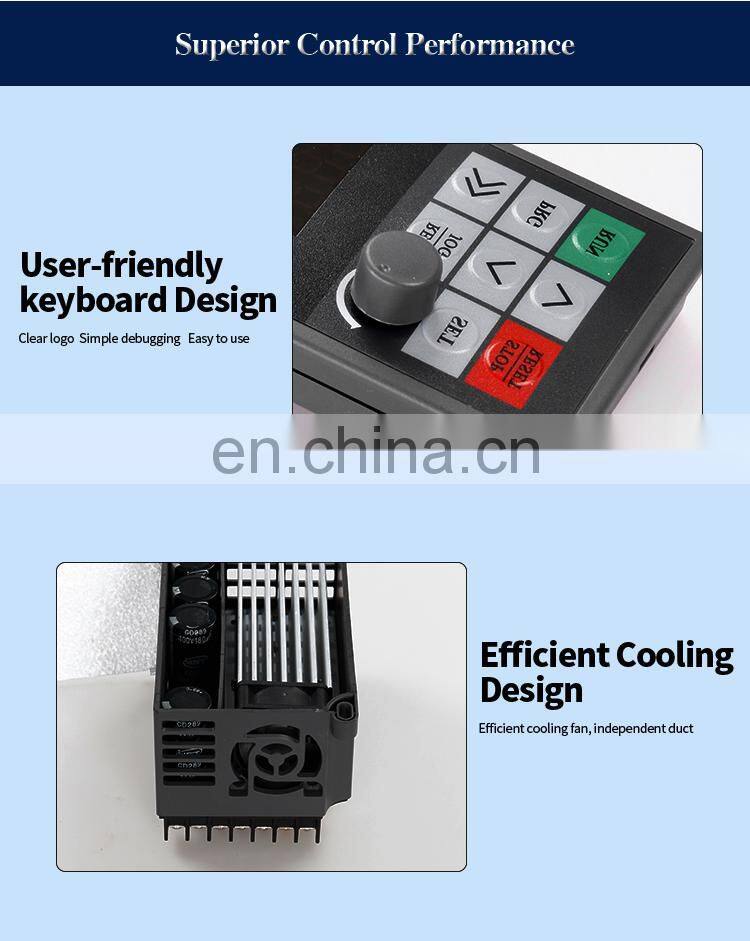 220v fan speed controller single 1hp /2hp ac small motor speed controller