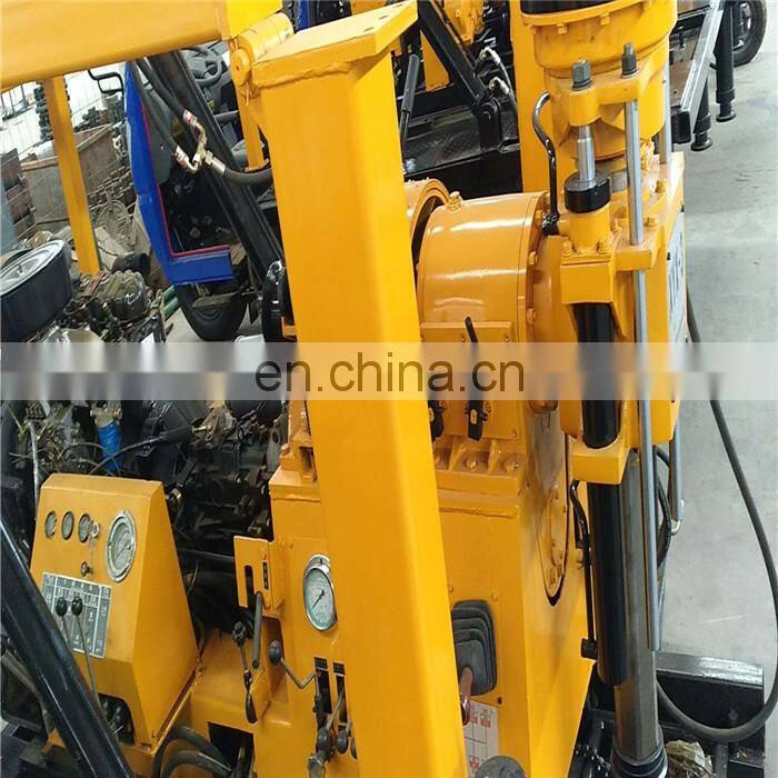XYX-3 Diesel type 200m depth underground rotary bore water well drilling machine for sales