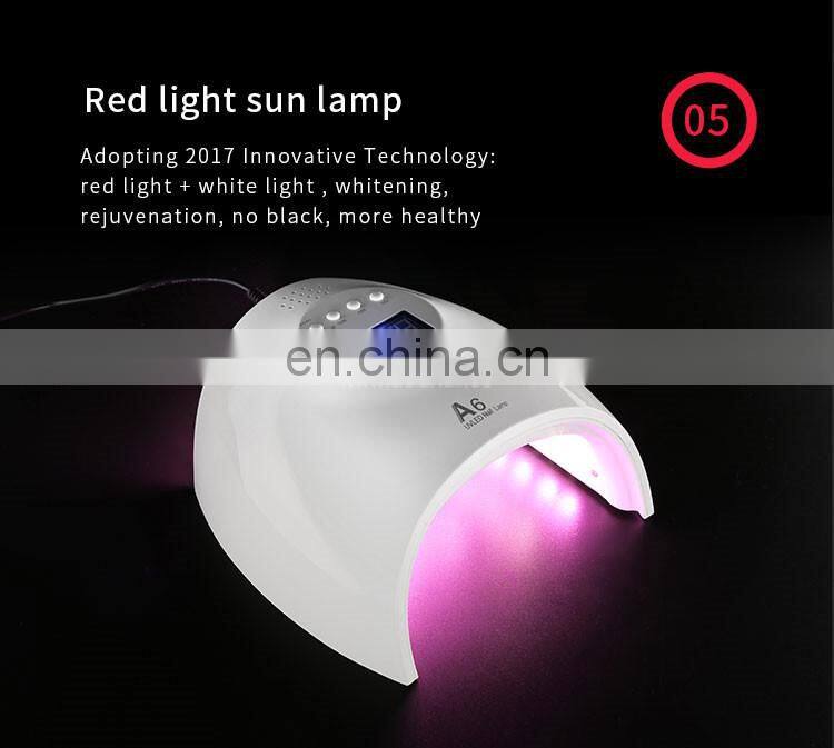 LED 48w phototherapy Professional Smart Curing UV gel timing sensor Machine