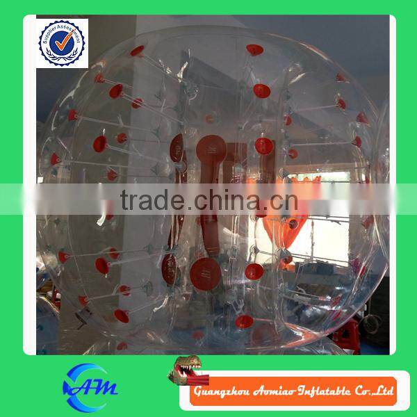 Funny transparent inflatable water walking ball, high quality inflatable water running ball for childern