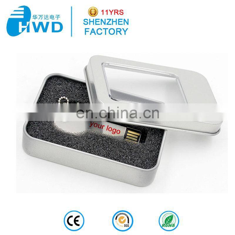 Hot Sale Metal Key Shape USB Flash Drive 64GB 32GB 16GB 8GB USB Pen Drive with Your Logo Customized