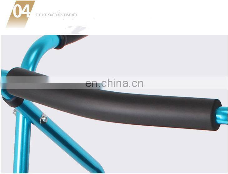 Hot sells rollator walker with wheels and seat for Disable and erderly people made in China