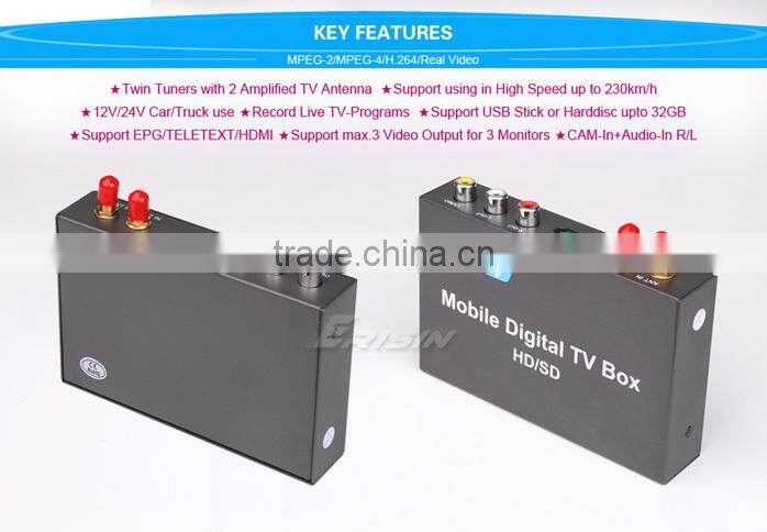 Erisin ES238D Car Video DVD Digital TV Box
