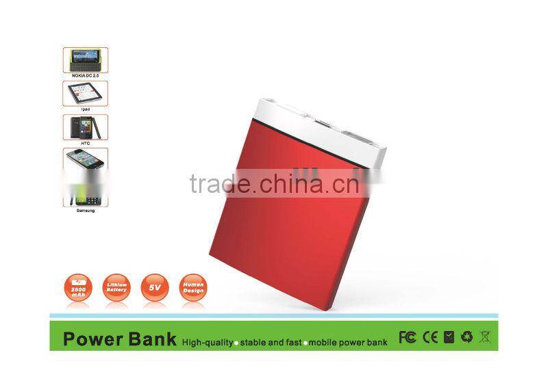 FOST 2500mAh Power Bank, Mobile Power, Portable Charger for Iphone