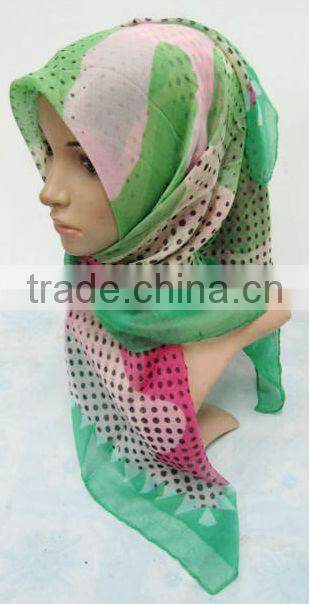 S901 clearance sale Dubai voile 1m*1m muslim scarf square scarf