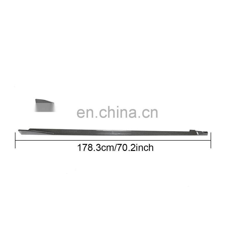 Modify Luxury Carbon Fiber Side Skirt Extensions for Toyota Supra 2019-2020