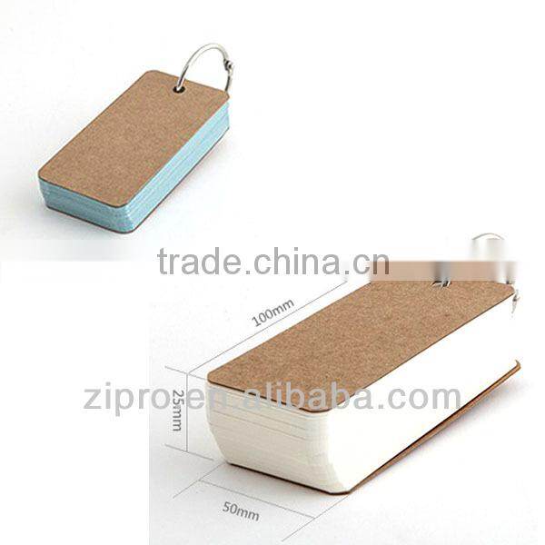 Hardcover notepad A4 A5 A6 pads with big spiral notebook writing pad with elastic ribbon