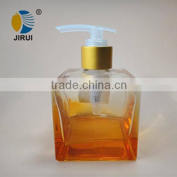 180ml colored cube glass hand soap dispenser