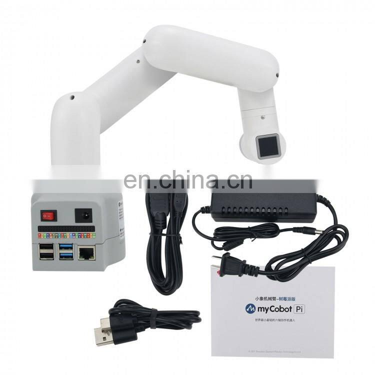 MyCobot-Pi 6 Axis Payload 250G Robotic Mechanical Arm For Image Recognition ROS Education AI