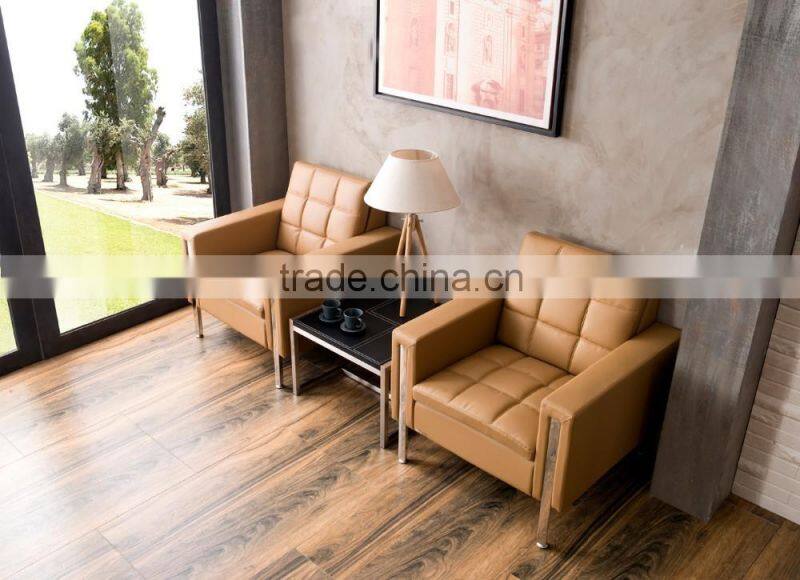 Best price stainless steel frame no foldable sofa set