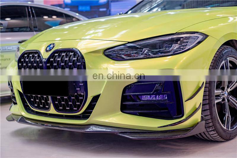 Runde Newest G22 For 2021 BMW 4 Series Carbon Fiber Front Lip 425i 430i Modified Dry Carbon Rear Lip