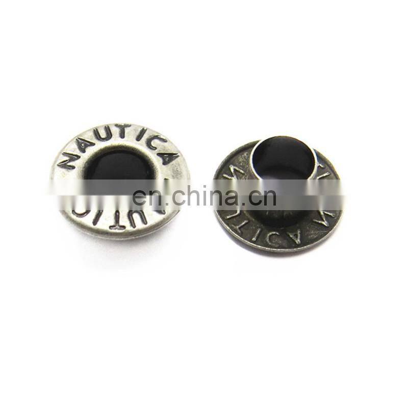 9mm Gold Grommet Metal Round Eyelets For Clothes