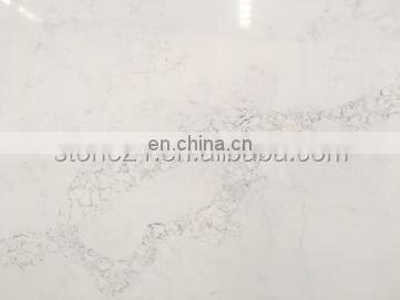 Factory wholesale customized artificial  brown quartz countertops slabs