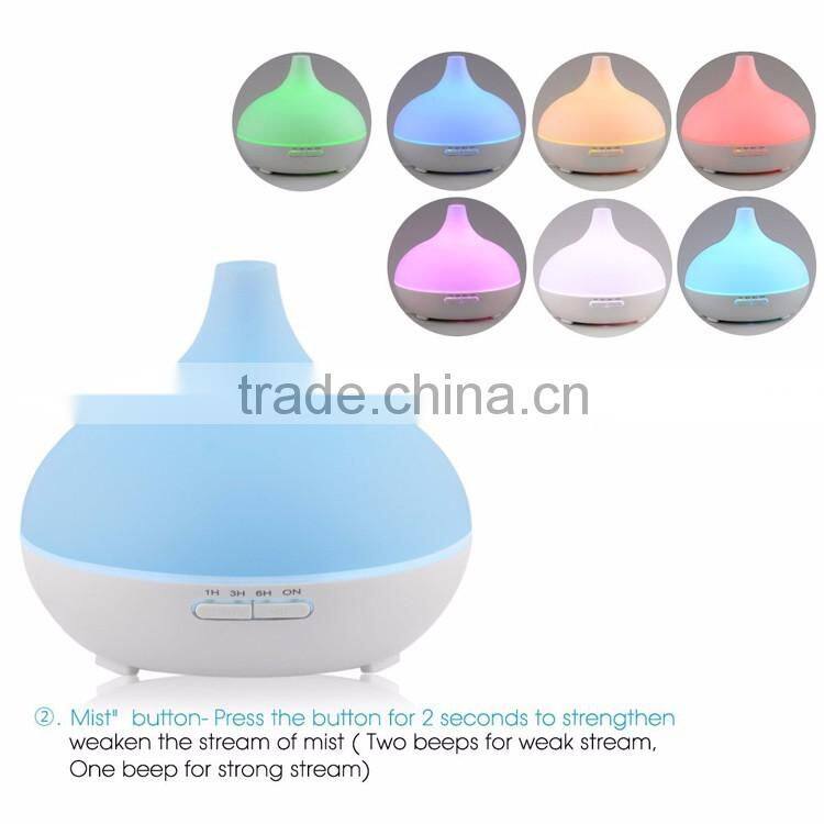 Low Price 300ml Spa and Hotel New Ultrasonic Humidfier Air Purifier with Aroma Frangrance