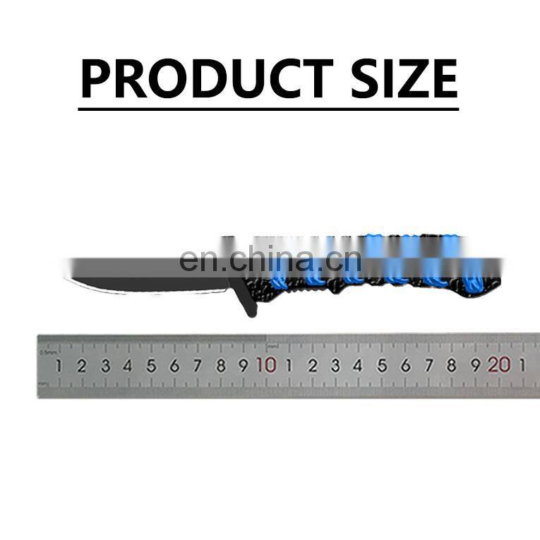 8.3 Inch aluminum handle stainless steel pocket folding outdoor camping knife