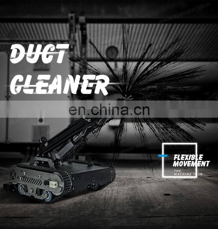 DFEY 250-1000mm horizontal air duct cleaning machine equipment robot PCS-350III
