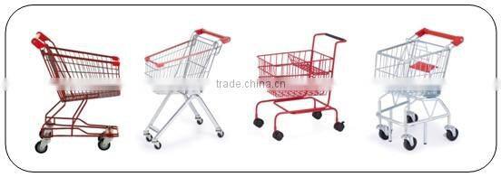 Children size metal shopping trolly carts
