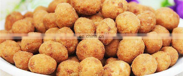 Peanut sugar coating machine line flour coated peanut making machine for sell