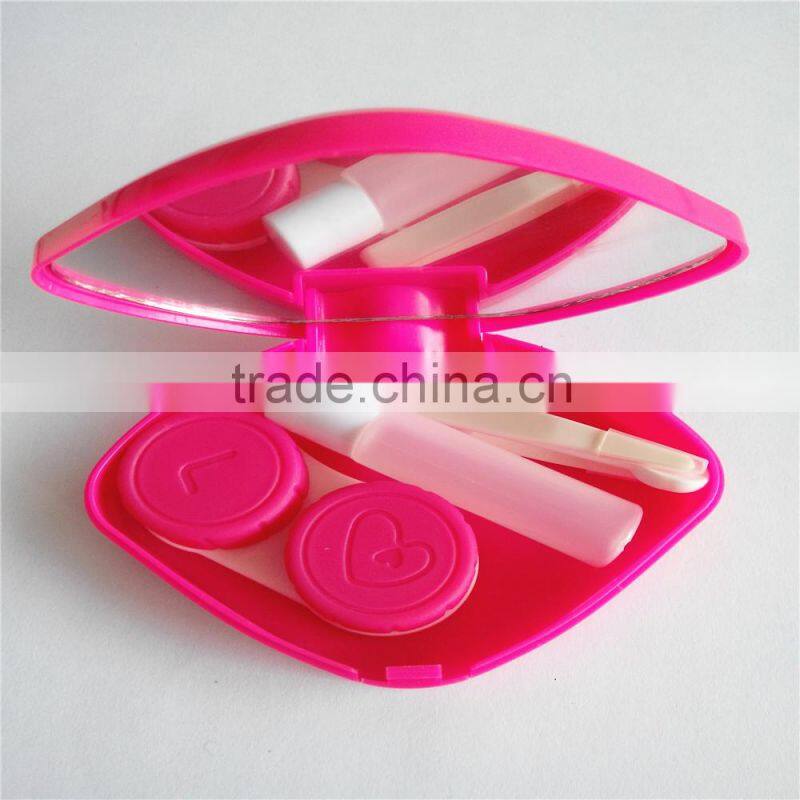 contact lens case travel kit & lens holder mirror box