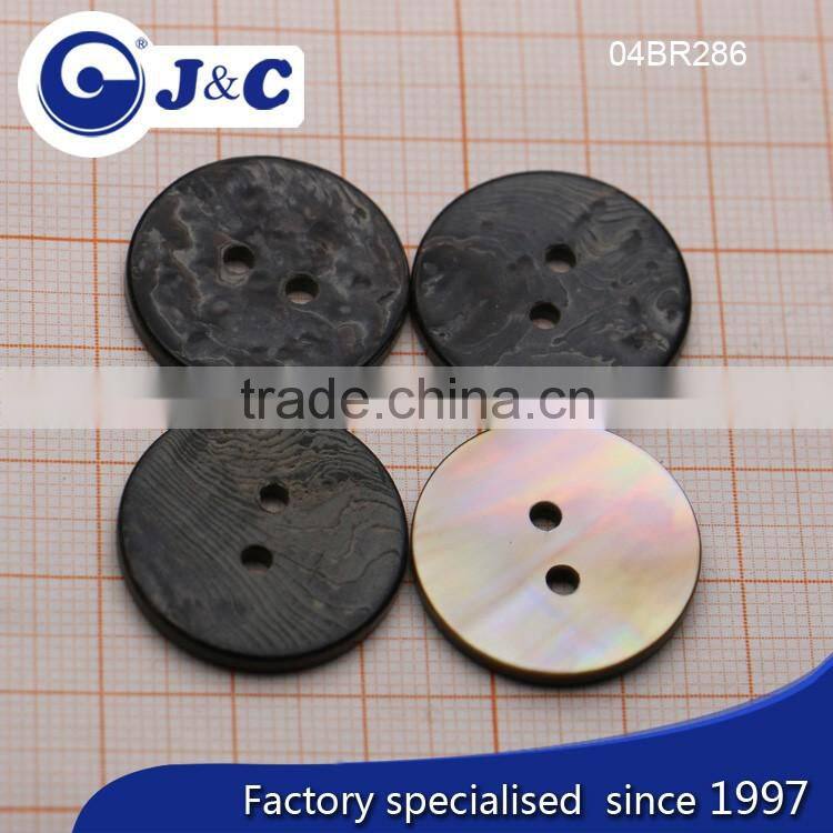 J&C Brown MOP shell buttons,pearl shell buttons for fashion shirt.BR286
