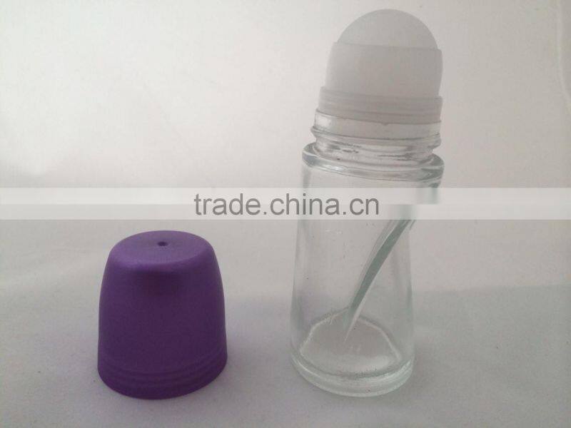 Perfume Bottle Glass cap , small roll on perfume bottle glass