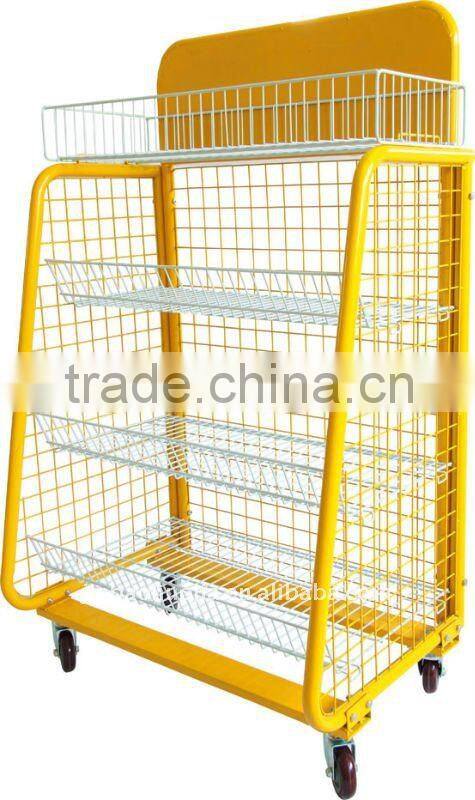 Foshan supermarket shelf for bread light duty wire shelving VF-03