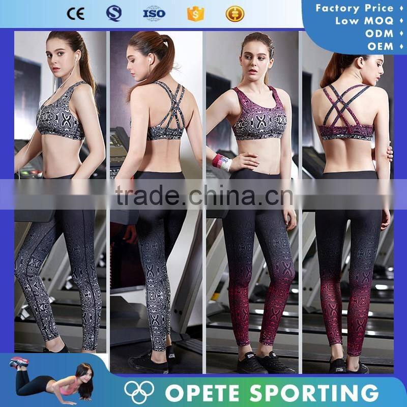 (OEM/ODM Factory/Trade Assurance) Wholesale Custom women Yoga Fitness Wear Custom Leggings