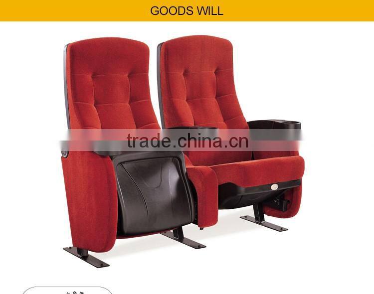 Comfortable durable cinema chair cinema seating price table