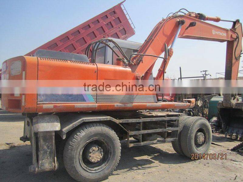 Used Hitachi Excavator EX200WD Wheel Excavator, Second Hand Hitachi excavator EX200WD For Sale