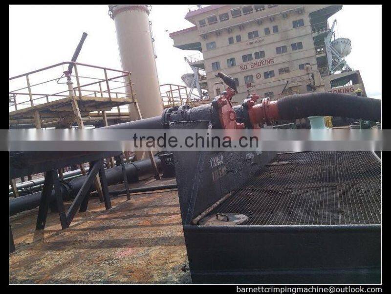 ss cover protected 250mm Rubber Oil Resistant Flexible Dock Return Hose