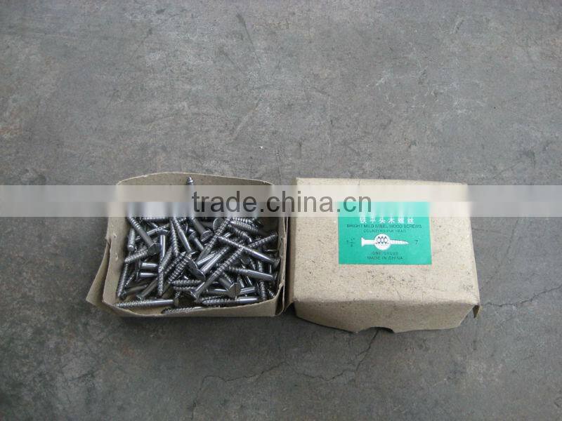 slotted head Wood Screws