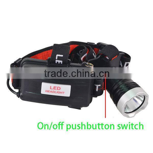 High Intensity 3 models Outdoor Camping XML T6 Led Head Lamp