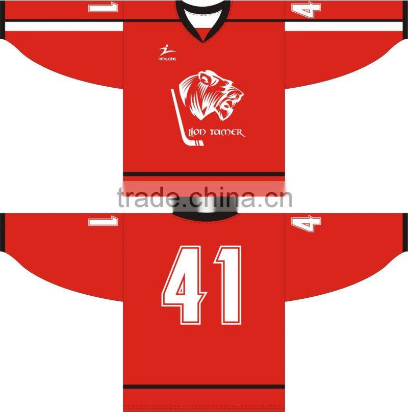 High Quality Hockey Jersey Roller Ice Hockey Mens Sportswear