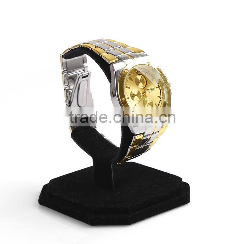 Wholesale Black DIY Fabric Watch C-stand Bracelet Jewelry Display Stand Holder Showcase Watch Display Stand Holder