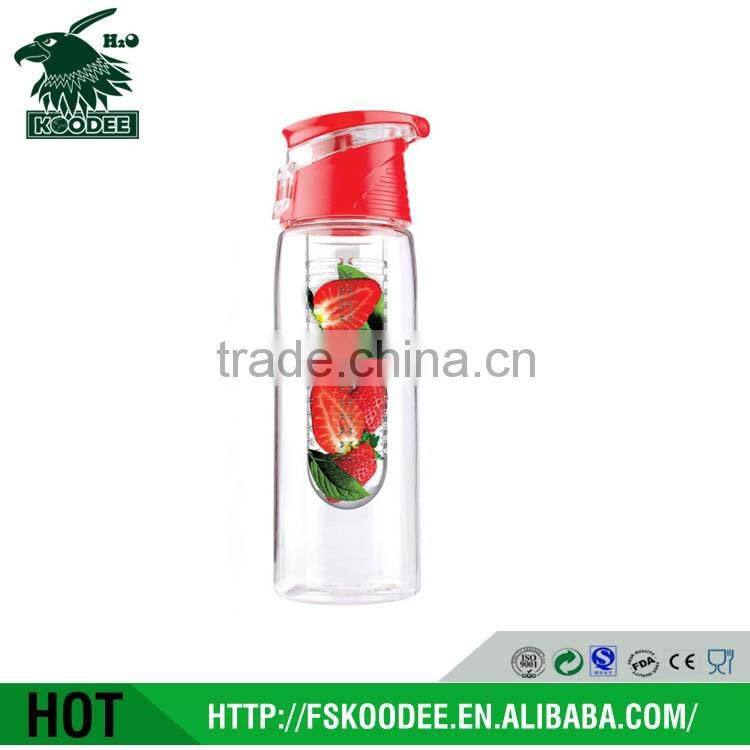 Infuser Water Bottle 25 ounce in TRITAN Copolyester,BPA FREE, save beverage at home or to go