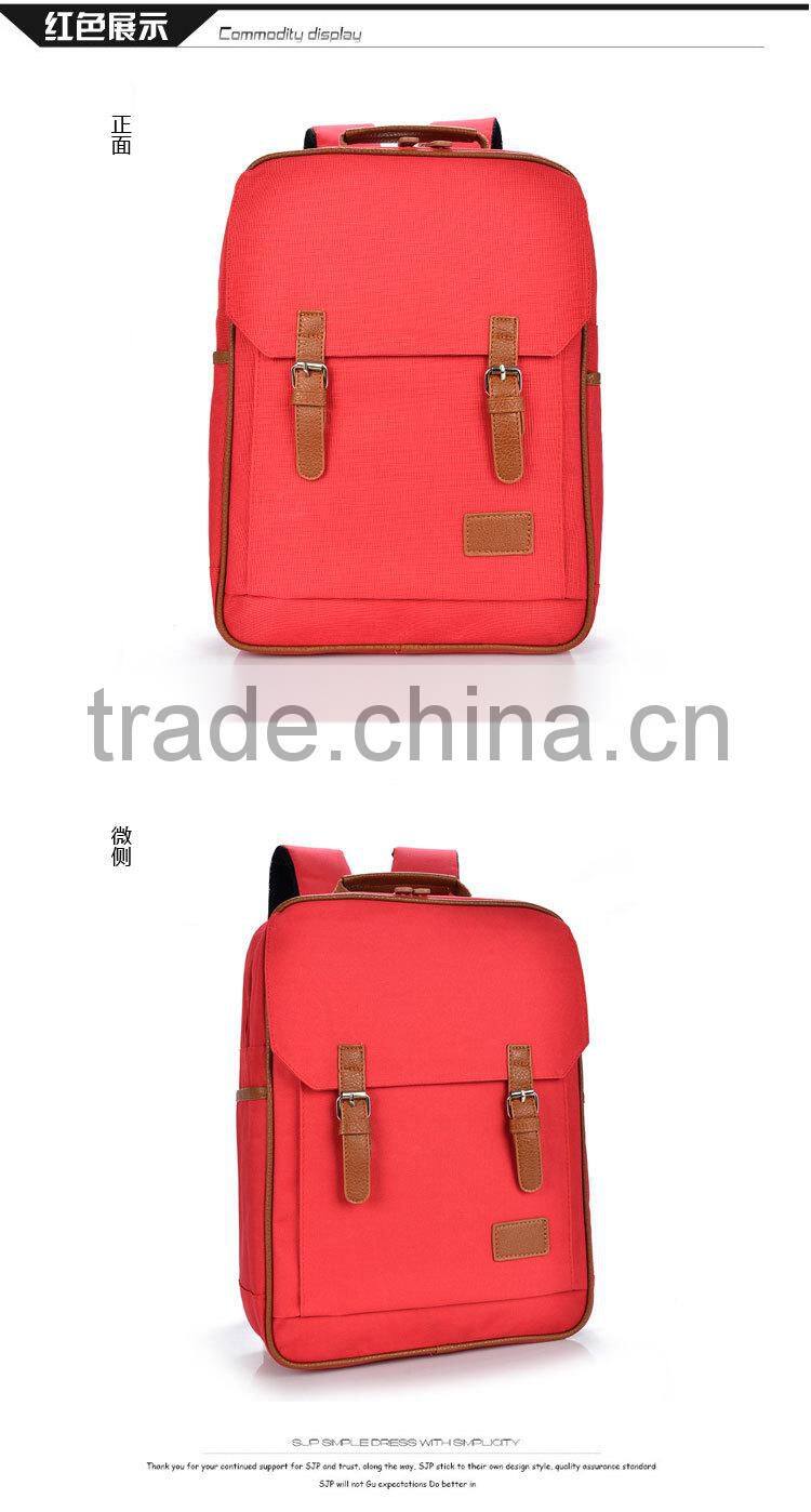 2014 korean style 600D nylon beautiful girl backpack backpack bag