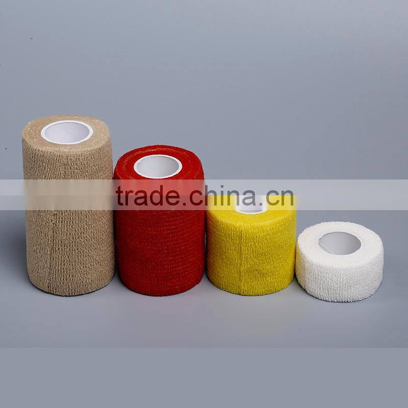 China Wholesale Medical adhesive bandage cohesive flexible bandage(non-woven)
