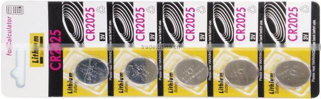 Button cell / Lithium button cell battery CR2025 3v