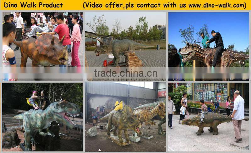 Indoor amusement park animatronic realistic T rex rides