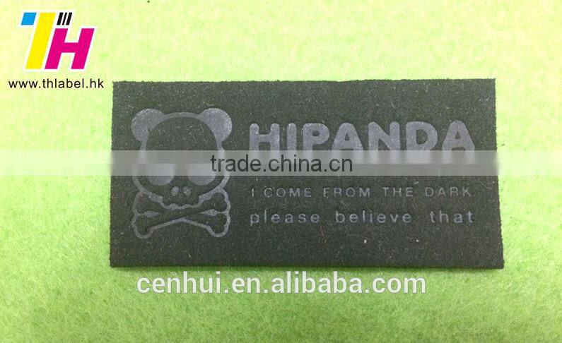 factory directly custom low price high quality skull leather Labels