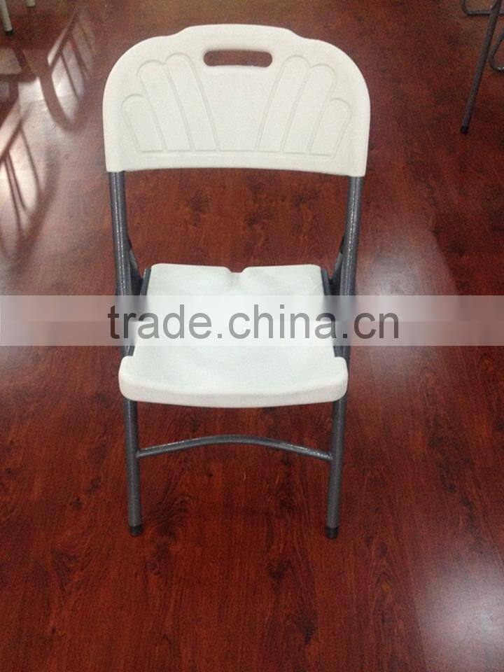 Hot sale HDPE material italian folding chair HY-Y28