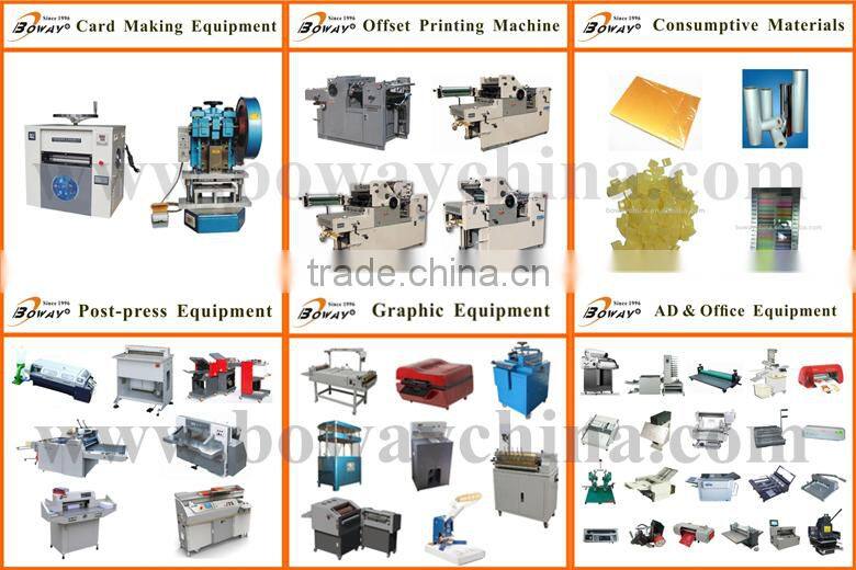 PHC-458-10T Pneumatic Creasing PVC Plastic Card Linen Die Cutting Machine
