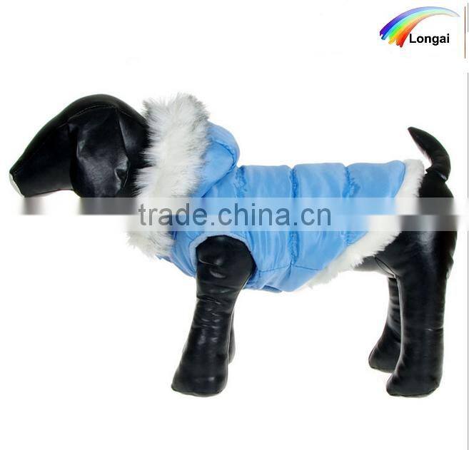 100% polyester beautiful dog warm outwear wholesale