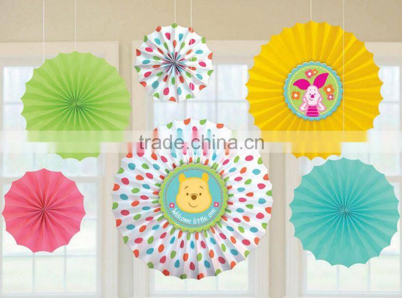 16inch new style round paper fan