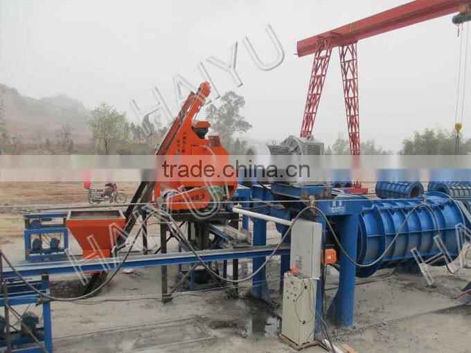 Diameter 300-600 concrete culvert pipe machine