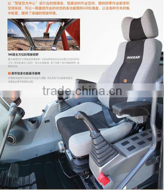 2016 new doosan excavator, doosan excavator parts